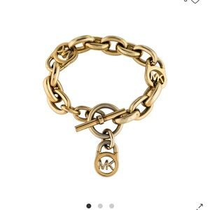 Michael Kors Chunky Rose Gold Link Bracelet